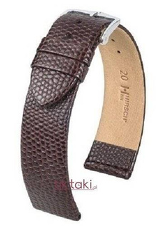 Pasek Hirsch do zegarka Medea L 20 mm /Brązowy 03926010-2-20