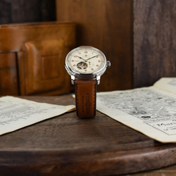 Zegarek Zeppelin Mediterranee Open Heart Automatic 9666-5