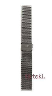 Bransoleta do zegarka Vostok Almaz 22 mm / Stalowa matowa /Srebrna, Mesh 