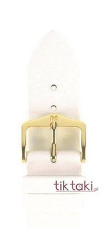 Pasek Hirsch do zegarka Diamond Calf 12 mm / Biały 14100200-1-12