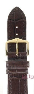 Pasek Hirsch do zegarka Duke L 14 mm / Brązowy 01028110-1-14