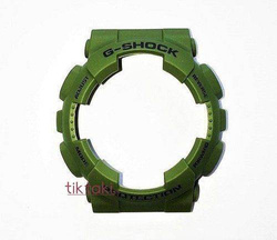 Bezel do zegarka Casio G-Shock GA-110LP-3AER, GA-100, GR-8900, GA-110, GD-100, GD-110, GA-120, GD-120, GAX-100 (10529072) Ciemny Zielony matowy