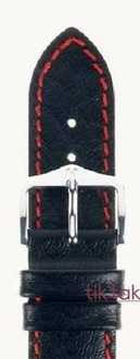 Pasek Hirsch do zegarka Jumper L 22 mm /Czarny 04402051-2-22