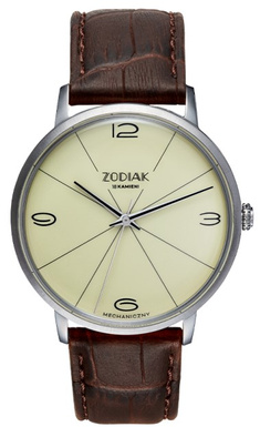 Zegarek Błonie Zodiak Mechaniczny Budyń 18 kamieni szkło szafirowe