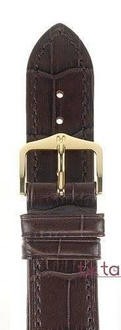 Pasek Hirsch do zegarka Duke M 20 mm / Brązowy 01028110-1-20