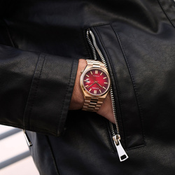 Zegarek Citizen Tsuyosa Red Automatic Classic Sapphire NJ0153-82X