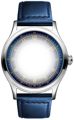 Pasek do zegarka Atlantic /Granatowy / 20 mm