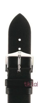 Pasek Hirsch do zegarka Italocalf M 14mm /Czarny 17802050-1-14