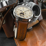 Zegarek Zeppelin Mediterranee Open Heart Automatic 9666-5