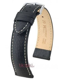 Pasek Hirsch do zegarka Boston M 18 mm /Czarny 01302150-2-18