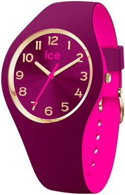 Zegarek ICE Duo Chic - Burgundy Pink - Small 023276