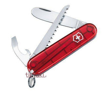 Scyzoryk My First Victorinox, transparentny czerwony 0.2373.T