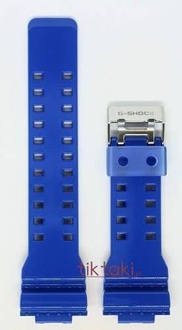 Pasek do zegarka Casio GA-110HC (10389103)Niebieski lakier
