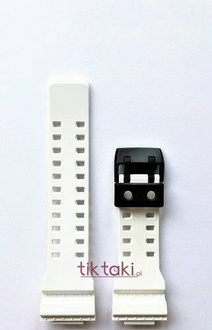 Pasek do zegarka Casio GA-700 GA-710 (10540141) Bialy