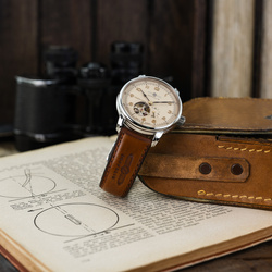 Zegarek Zeppelin Mediterranee Open Heart Automatic 9666-5