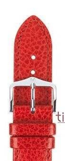 Pasek Hirsch do zegarka Kansas L 20 mm /Czerwony 01502020-2-20