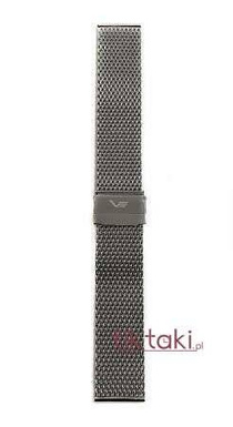 Bransoleta do zegarka Vostok Almaz 22 mm / Stalowa matowa /Srebrna, Mesh 