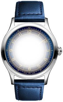 Pasek do zegarka Atlantic /Granatowy / 20 mm