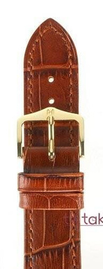 Pasek Hirsch do zegarka Duke L 20 mm /Brązowy 01028070-1-20