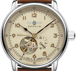 Zegarek Zeppelin Mediterranee Open Heart Automatic 9666-5