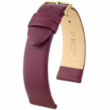 Pasek Hirsch do zegarka Toronto M 14 mm /Bordowy/ 03702186-1-14