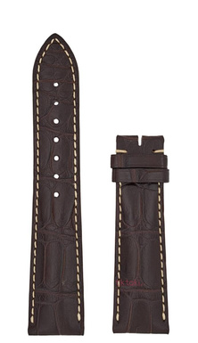Pasek do zegarka Longines Master Collection / Brązowy / 21 mm