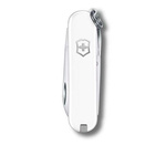 Scyzoryk Victorinox Classic SD, biały w zestawie ze skórzanym etui 0.6223.7G49