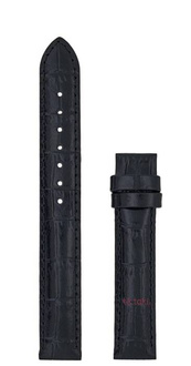 Pasek T610020011 do zegarka Tissot T-Wave T02.1.225.51 T045.207.16.053.00 / Czarny / 14mm