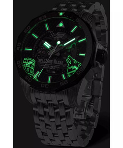 Zegarek Vostok Europe Gelezinis Vilkas Skeleton Automatic Limited Edition NH72-225E764B 