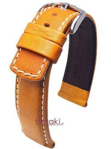 Pasek Hirsch do zegarka Mariner L 20 mm /Camel 14502170-2-20