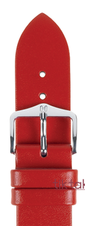 Pasek Hirsch do zegarka Wild Calf L 18 mm /Czerwony 13620220-2-18