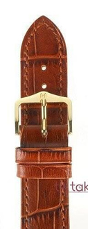 Pasek Hirsch do zegarka Duke L 22 mm /Brązowy 01028070-22