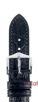 Pasek Hirsch do zegarka Aristocrat L 20 mm /Czarny 03828050-2-20