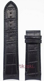 Pasek Tissot T610028592 do zegarka Tissot Couturier Automatic T035627, T0356141605102, T0356143605101, T0356271605100, T0356143605100, T0356141605100/ Czarny / 24 mm