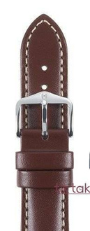 Pasek Hirsch do zegarka Trooper L 24 mm /Brązowy 03002010-2-24