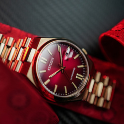 Zegarek Citizen Tsuyosa Red Automatic Classic Sapphire NJ0153-82X