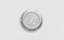 Zegarek Balticus PERUN Moonphase Chrono Meteoryt