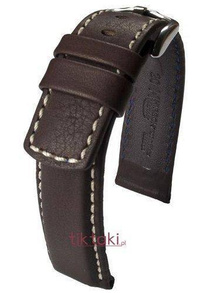 Pasek Hirsch do zegarka Mariner L 20 mm /Brązowy 14502110-2-20