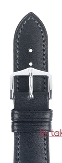 Pasek Hirsch do zegarka Kent Artisan L 20 mm /Czarny 01002050-2-20