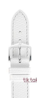 Pasek Hirsch do zegarka Rainbow M 20 mm /Biały 12302600-2-20