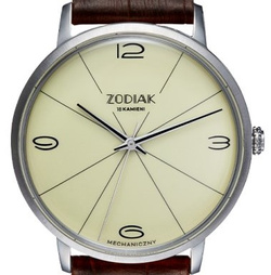 Zegarek Błonie Zodiak Mechaniczny Budyń 18 kamieni szkło szafirowe