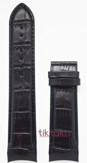 Pasek T610028558 do zegarka Tissot Couturier T0354101605100 , T0354281605100, T0354071605102 / Czarny / 22 mm