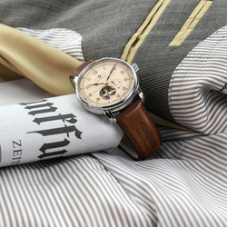 Zegarek Zeppelin Mediterranee Open Heart Automatic 9666-5