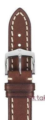 Pasek Hirsch do zegarka Liberty L 24 mm / Brązowy 10900210-2-24