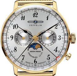 Zegarek Zeppelin LZ129 Hindenburg Moonphase 7039M-1