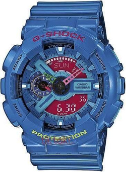 Bezel do zegarka Casio G-Shock GA-110HC-2AER, GA-100, GR-8900, GA-110, GD-100, GD-110, GA-120, GD-120, GAX-100  (10388974)Niebieski lakierowany