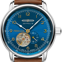 Zegarek Zeppelin Mediterranee Open Heart Automatic 9666-3