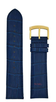 Pasek do zegarka Atlantic L131.41.24S /Granatowy /24 mm