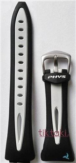 Pasek do zegarka Casio STR-400 (10109302)Czarno-Szary