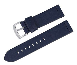 Pasek do zegarka Atlantic /Granatowy /23 mm Sprzączka w kolorze 